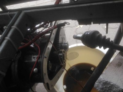 Kewet Motor mit Getriebe offen